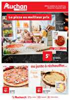 Pizzas supermarche est des magasins Auchan Valable du 09 janvier au 14 décembre 2024