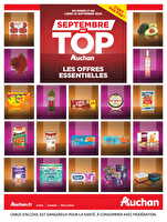 Septembre au top : 25 offres essentielles ! chez Auchan Valable du 17 au 23 septembre 2024