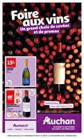 Foire au vins : un grand choix de cuvées des magasins Auchan Valable du 24 septembre au 07 octobre 2024