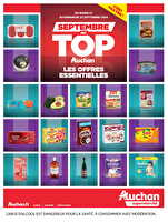 Septembre au top : 25 offres essentielles ! chez Auchan Valable du 17 au 22 septembre 2024