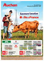 Saveurs locales d'ile de france ! des magasins Auchan Valable du 24 septembre au 29 octobre 2024