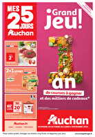 Top depart : 25 jours auchan  des magasins Auchan Valable du 29 octobre au 04 novembre 2024