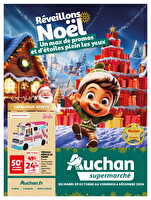 Réveillons noël,, c'est parti pour préparer les fêtes  des magasins Auchan Valable du 29 octobre au 06 décembre 2024