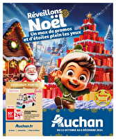 Réveillons noël, un max de promos pour les fêtes  chez Auchan Valable du 11 octobre au 06 décembre 2024