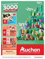 Une semaine d'offres à prix cassés  des magasins Auchan Valable du 22 au 28 octobre 2024