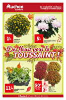 Tract toussaint des magasins Auchan Valable du 18 octobre au 02 novembre 2024