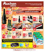 Trois jours fous ! des magasins Auchan Valable du 08 au 11 novembre 2024