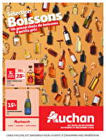 Le guide des boissons de noël chez Auchan Valable du 28 novembre au 24 décembre 2024