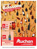 Le guide des boissons de noël chez Auchan Valable du 28 novembre au 24 décembre 2024