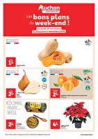 Les bons plans du week-end dans votre super ! chez Auchan Valable du 28 novembre au 01 décembre 2024