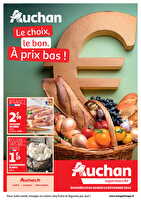 Prix bas métiers de bouche chez Auchan Valable du 19 au 23 novembre 2024