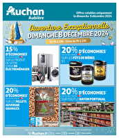 Ouverture 8 décembre des magasins Auchan Valable du 01 au 08 décembre 2024