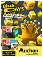 Les blacks days c'est parti ! chez Auchan Valable du 12 au 25 novembre 2024