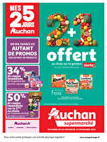 Les 25 jours auchan, ça continue dans votre super ! des magasins Auchan Valable du 05 au 10 novembre 2024