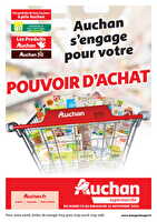 Auchan s'engage pour votre pouvoir d'achat. chez Auchan Valable du 19 au 24 novembre 2024