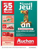 Mes 25 jours auchan, je fais le plein de bonnes affaires ! chez Auchan Valable du 12 au 18 novembre 2024