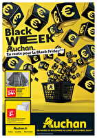 Black week en route pour le black friday chez Auchan Valable du 19 novembre au 02 décembre 2024