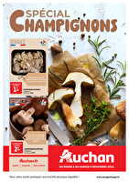 Spécial champignons des magasins Auchan Valable du 05 au 09 novembre 2024