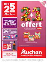 Mes 25 jours auchan, ça continue ! des magasins Auchan Valable du 05 au 11 novembre 2024