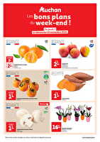 Les bons plans du week-end dans votre hyper ! des magasins Auchan Valable du 07 au 10 novembre 2024