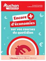 Des économies au quotidien dans votre super chez Auchan Valable du 12 novembre au 01 décembre 2024