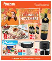 Ouverture 11 novembre chez Auchan Valable du 06 au 11 novembre 2024