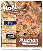 Tous les plaisirs de la table à petits prix dans votre super chez Auchan Valable du 13 au 31 décembre 2024