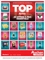 25 offres à prix essentiels dans votre super chez Auchan Valable du 10 au 15 décembre 2024