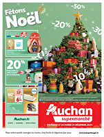 Fêtons noël dans votre super  chez Auchan Valable du 17 au 24 décembre 2024