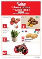 Les bons plans du week-end dans votre super ! chez Auchan Valable du 19 au 22 décembre 2024