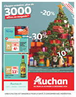 Cette semaine plus de 3000 offres en magasin chez Auchan Valable du 26 au 31 décembre 2024