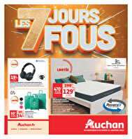 Les 7 jours fous chez Auchan Valable du 08 au 14 janvier 2025