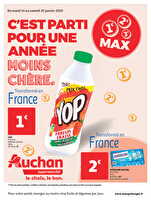 C'est parti pour une année moins chère sans votre super chez Auchan Valable du 14 au 25 janvier 2025