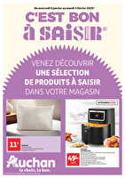 C'est bon à saisir chez Auchan Valable du 08 janvier au 04 février 2025