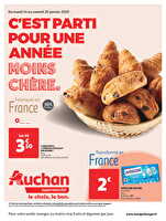 C'est parti pour une année moins chère sans votre super chez Auchan Valable du 14 au 25 janvier 2025