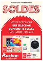 Soldes chez Auchan Valable du 08 janvier au 04 février 2025