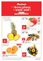 Les bons plans du week-end dans votre hyper ! des magasins Auchan Valable du 16 au 19 janvier 2025