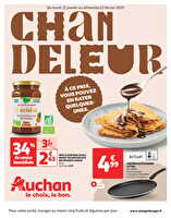 C'est parti pour la chandeleur chez Auchan Valable du 21 janvier au 02 février 2025