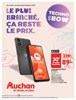 Technoshow : le plus branché, ça reste le prix  chez Auchan Valable du 04 au 16 février 2025