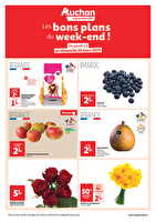 Les bons plans du week-end dans votre super ! des magasins Auchan Valable du 13 au 16 mars 2025