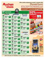 Tract du 1er novembre chez Auchan Valable du 01 novembre 2025