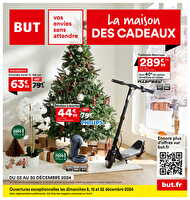 La maison des cadeaux des magasins But Valable du 02 au 30 décembre 2024