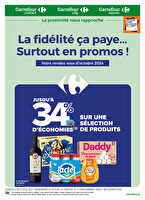 La fidélité, ca paye... surtout en promo en octobre ! chez Carrefour City Valable du 01 au 31 octobre 2024