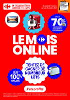 Le mois online des magasins Carrefour City Valable du 11 au 28 octobre 2024