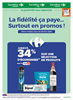 La fidélité, ca paye... surtout en promo en février ! des magasins Carrefour City Valable du 01 au 28 février 2025