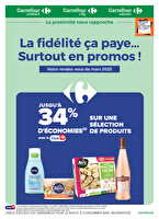 La fidélité, ca paye surtout en promos en mars... des magasins Carrefour City Valable du 01 au 31 mars 2025