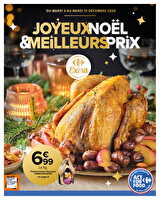 Joyeux noel & meilleurs prix chez Carrefour market Valable du 03 au 31 décembre 2024