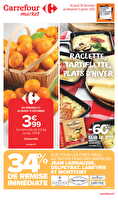 Raclette, tartiflette, plats d'hiver chez Carrefour market Valable du 26 décembre 2024 au 05 janvier 2025