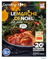 Le marché de noël de nos régions chez Carrefour market Valable du 10 au 31 décembre 2024