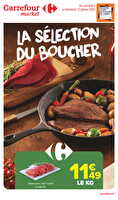 La selection du boucher chez Carrefour market Valable du 03 au 12 janvier 2025